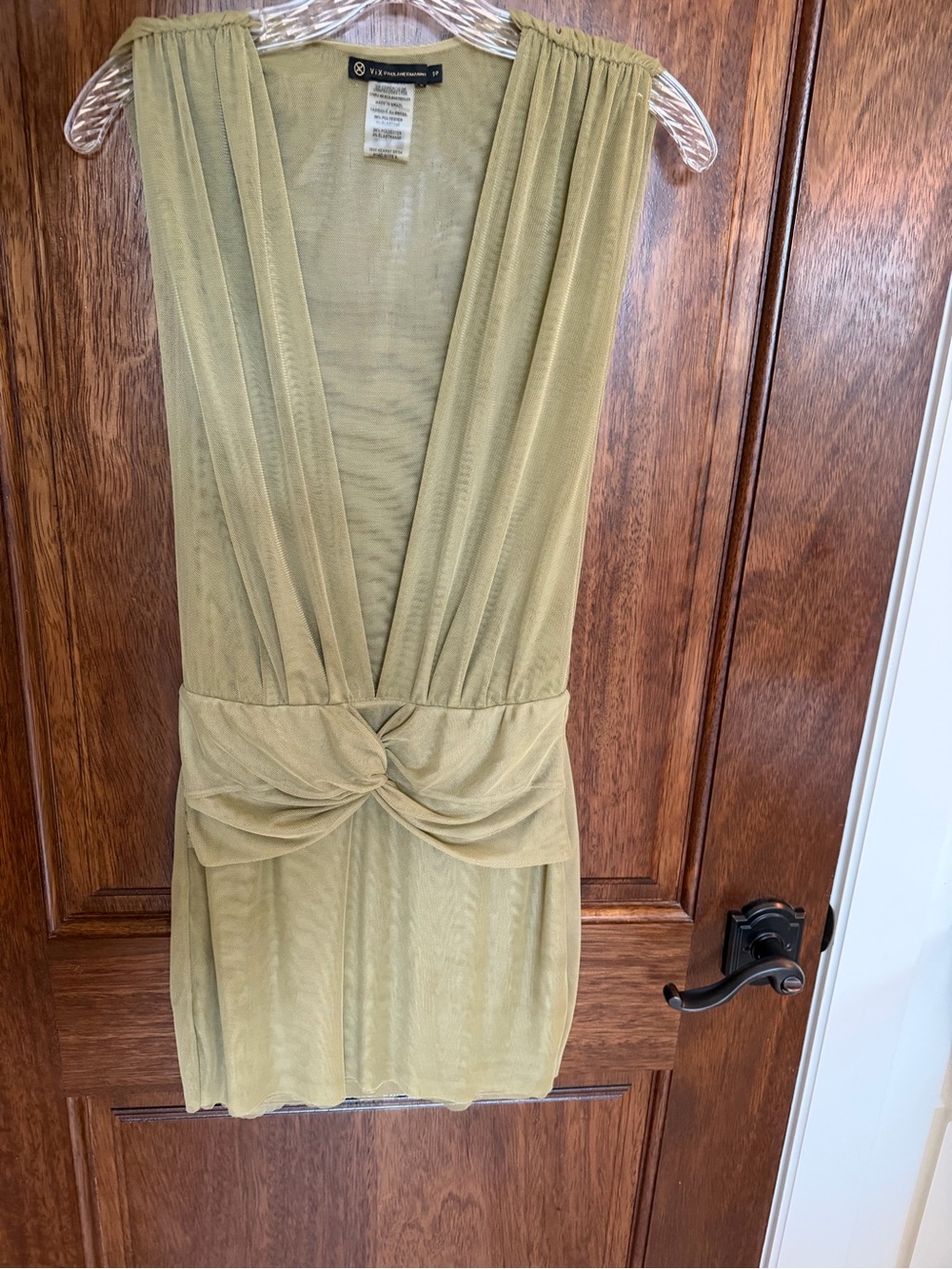 Vix Karina Olive Green Swim Coverup